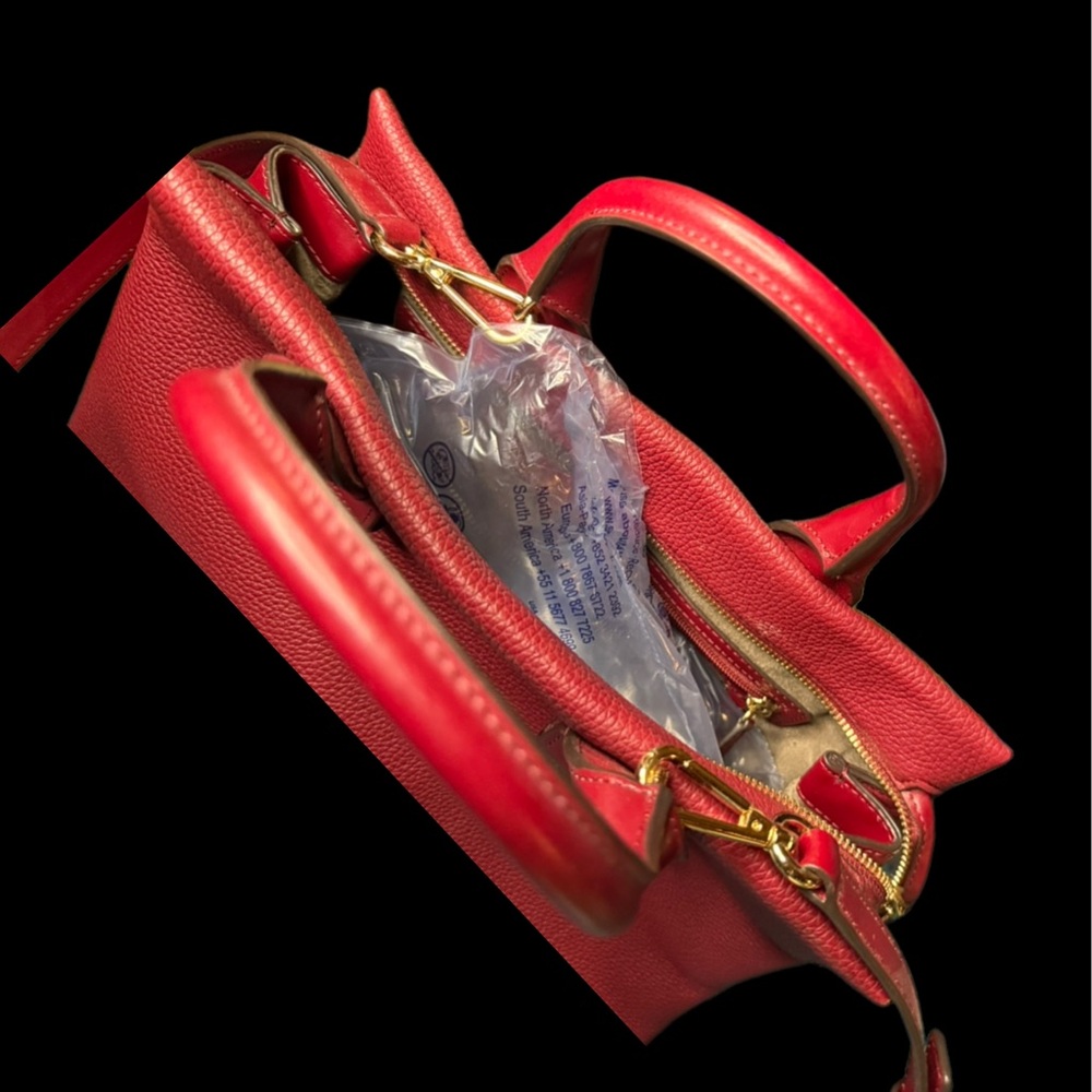 Michael Kors Cherry Red Satchel - Picture 6 of 16